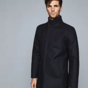 Reiss Angelo Mid Length Asymmetrical Coat